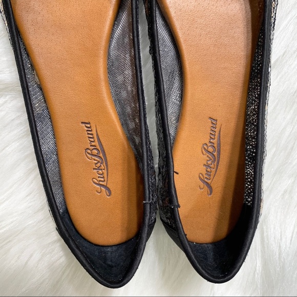 SOLD-Lucky Brand Sequin Ballet Flats - Picture 6 of 8